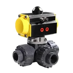 Pneumatic Ball Control Valve, Spring Return, DN15-DN50, PN16